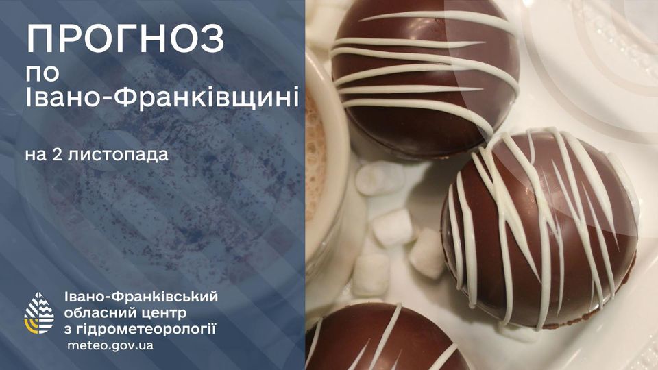 Прогноз погоди на 2 листопада 2024 року