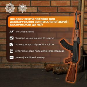 Сьогодні вступив у дію Закон України «Про забезпечення участі цивільних осіб у захисті України»щодо вдосконалення порядку отримання, декларування та поводження з вогнепальною зброєю