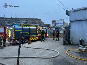 Франківські вогнеборці ліквідували пожежу у приміщенні Нової пошти