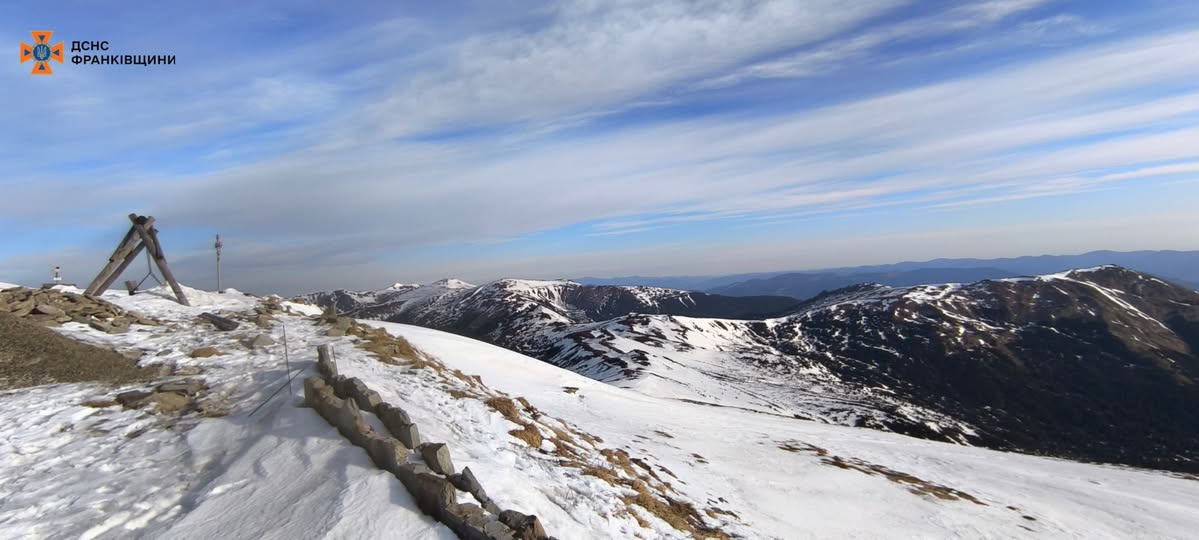 У високогір’ї Карпат мороз -4°С