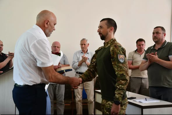 Прикарпатського аеророзвідника Назара Скорбача нагородили «Золотим хрестом»