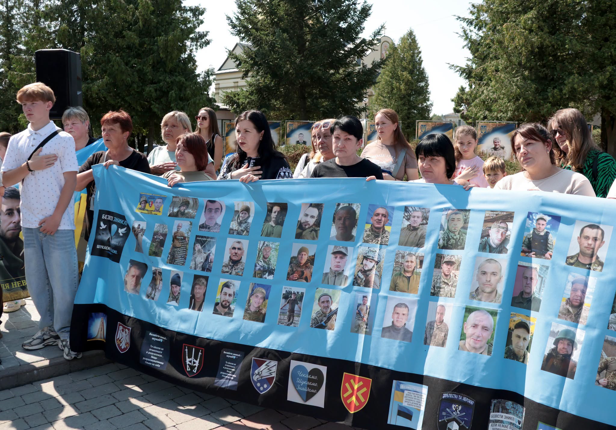 У Тисмениці відбулося відкриття «Алеї Віри та Надії»