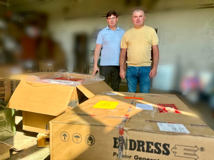 Німецькі партнери підсилили енергобезпеку Калуської громади новими генераторами