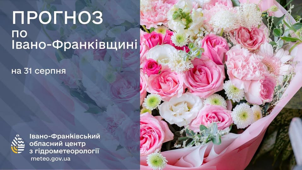 Без опадів та до +31°: прогноз погоди на Прикарпатті на 31 серпня