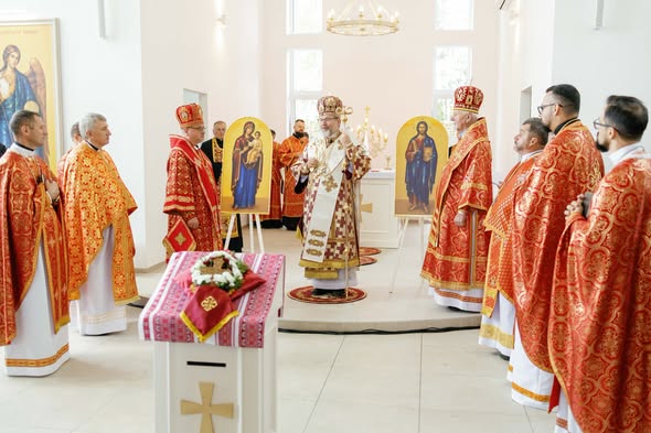 Блаженніший Святослав освятив гарнізонний храм святого Архистратига Михаїла на Прикарпатті