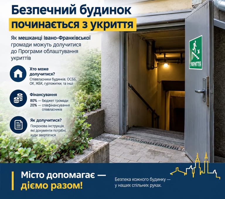 Безпечний будинок: як облаштувати укриття у вашому підвалі за кошти міста