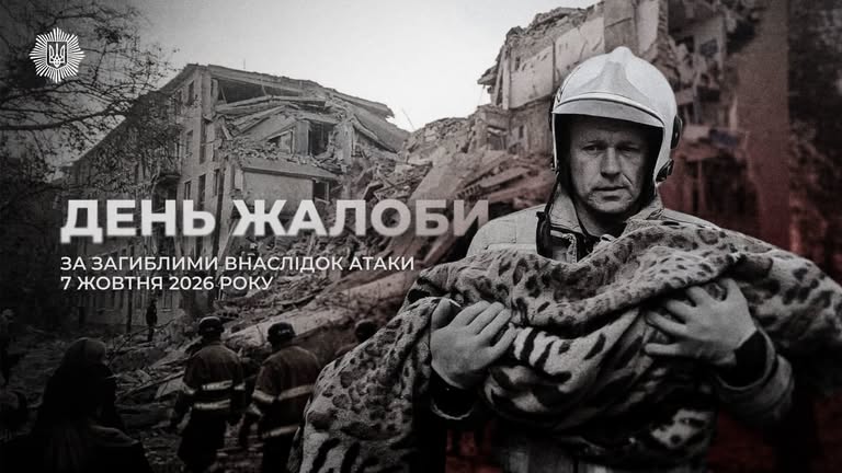 8 жовтня – День жалоби за жертвами російської атаки