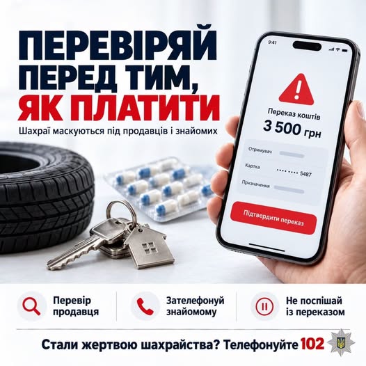 Оплатили покупки й оренду, а залишилися без грошей: поліція Прикарпаття застерігає від шахрайських схем