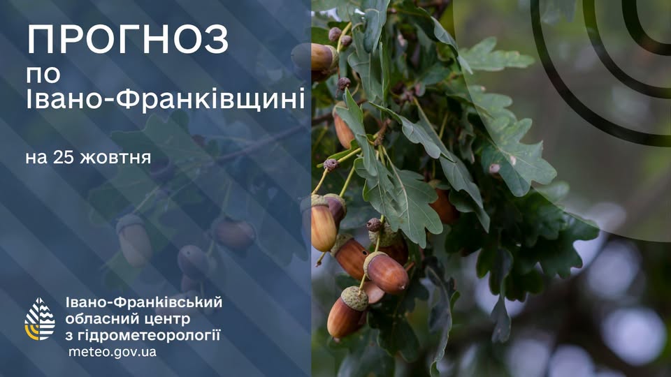 До 17° тепла та туман: прогноз погоди на Прикарпатті на 25 жовтня